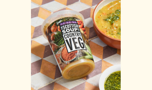 The Scottish Soup Company - Country Vegetable Chilled Soup - 600g Tub x 2